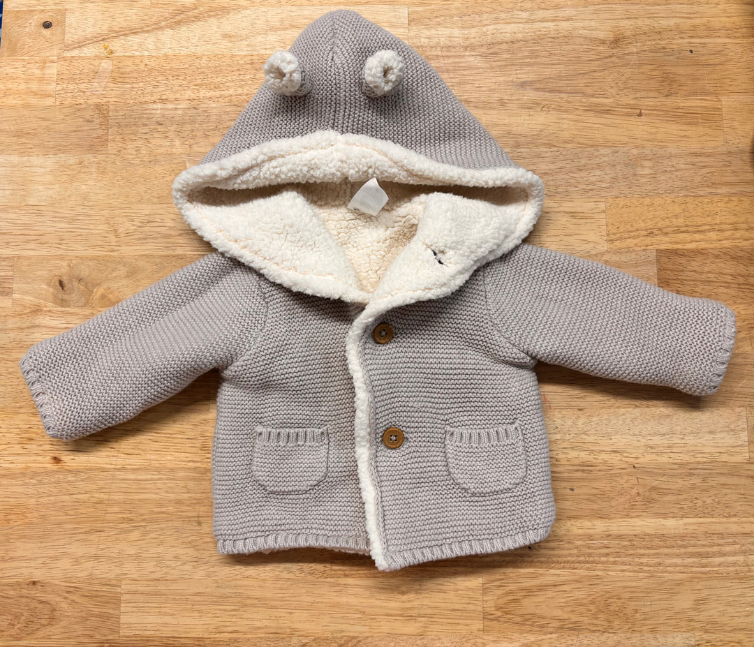 Carter’s Sherpa-Lined Knit Jacket – 3M