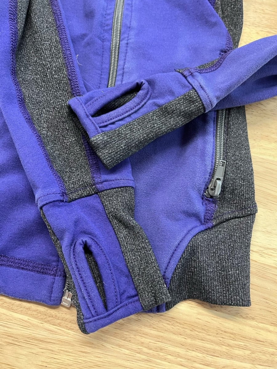 Triple Flipp Jacket – Estimated Size 4/5 Years (Purple with Charcoal Stretch) - Nest and Sprout - Consignment