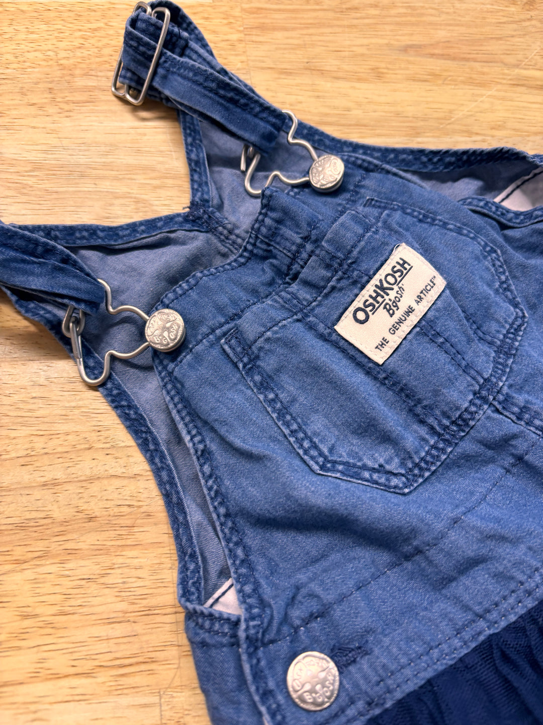 OshKosh Denim Jumper Dress – 18M