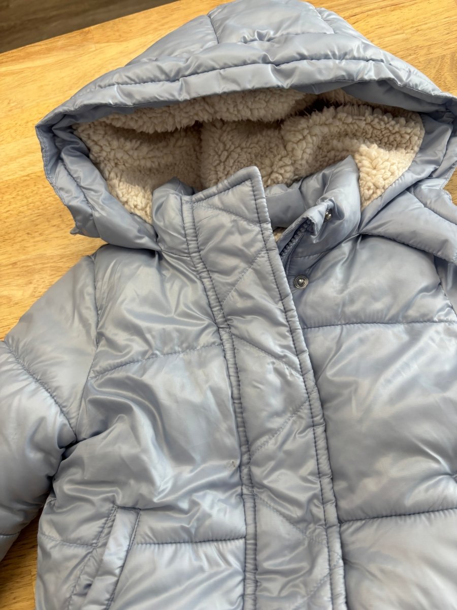 Baby Gap Sherpa-Lined Puffer Jacket – 18-24M - Nest and Sprout-Consignment