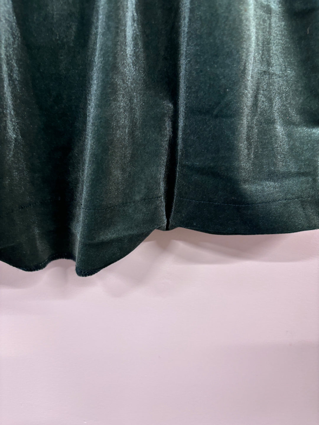 Old Navy Green Velour Dress, 10-12 Years imperfect