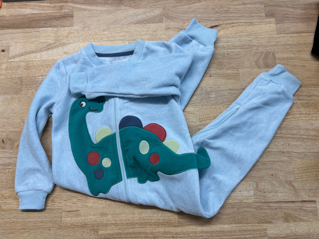 George Dinosaur Fleece One-Piece – 3T