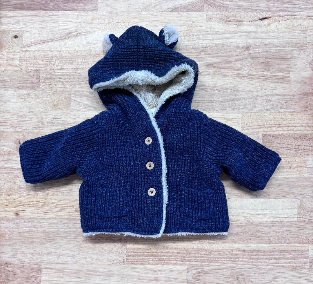 Gap Sherpa-Lined Cardigan, 0-3 Months