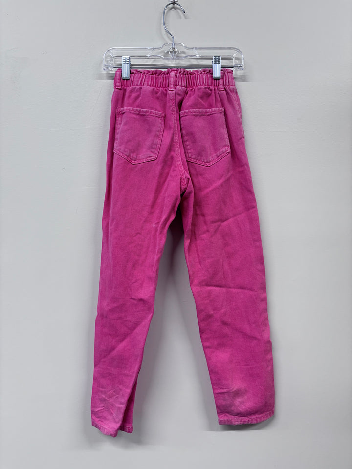 H&M Pink Denim Pants, 7-8 Years