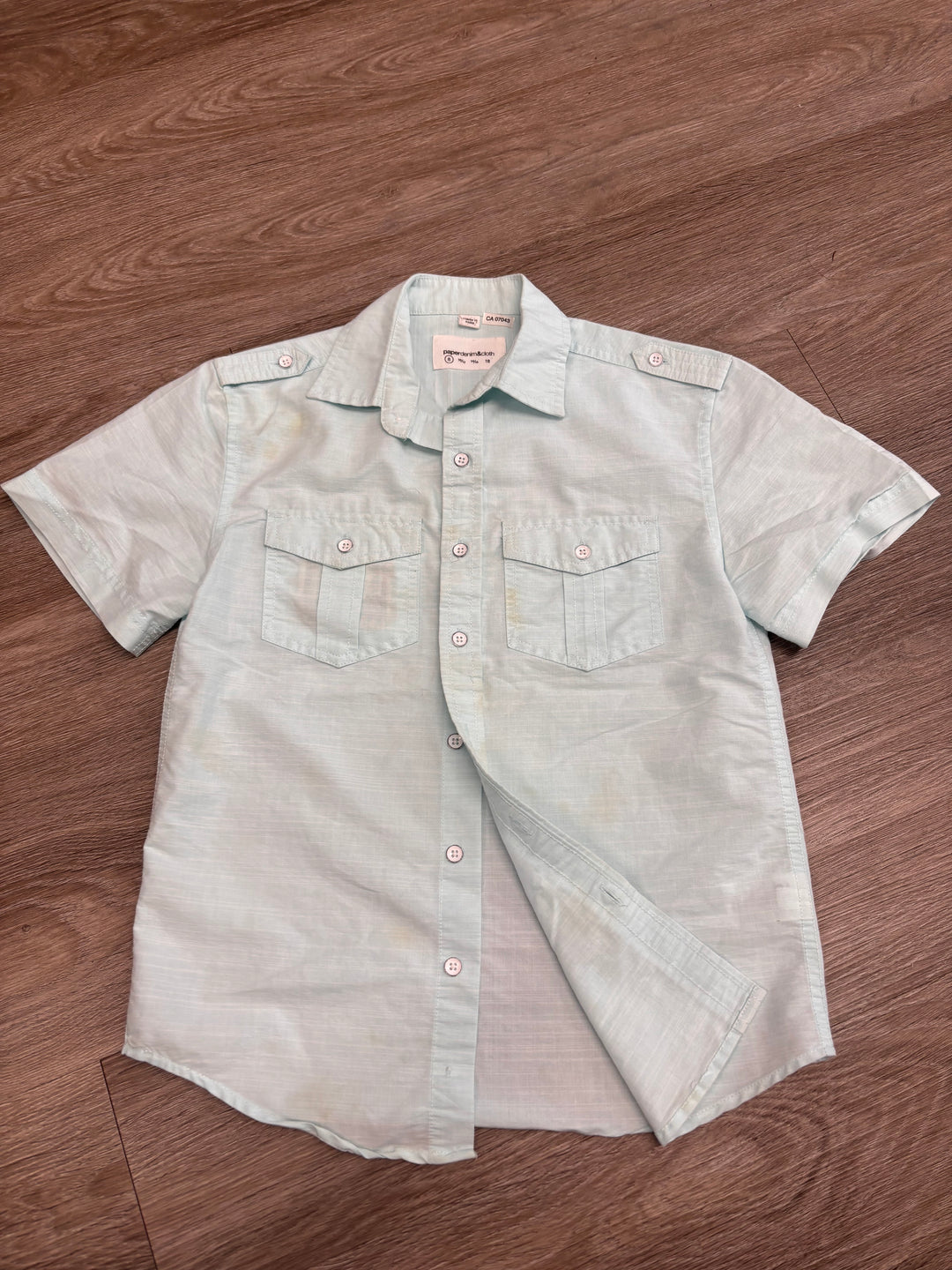 Paper Denim & Cloth Button-Up Shirt – Size 8