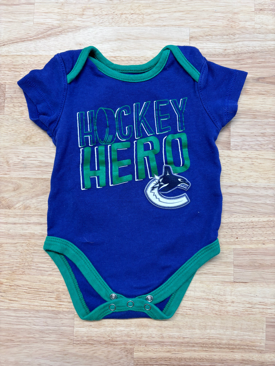 NHL Bodysuit, 3-6 Months (Blue)