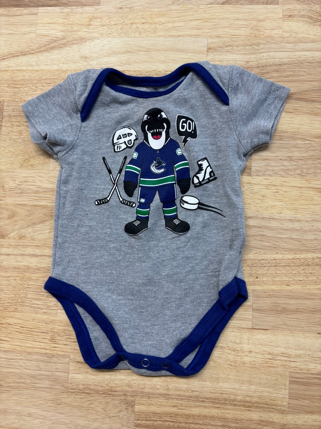 NHL Bodysuit, 3-6 Months (Grey)