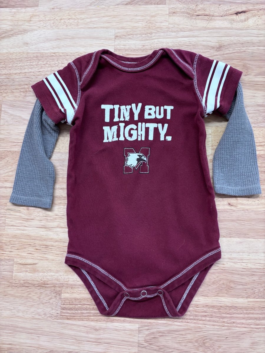College Kids Tiny But Mighty Eagles Bodysuit - Nest and Sprout - Consignment