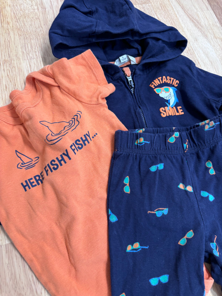 George Shark Themed Set 6-12M