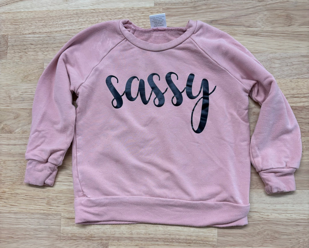 Posh & Cozy Long Sleeve Shirt, Sassy 1T