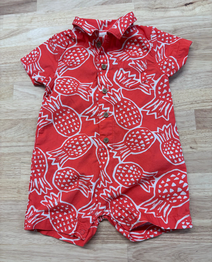 Carter’s Pineapple Print Romper 9M