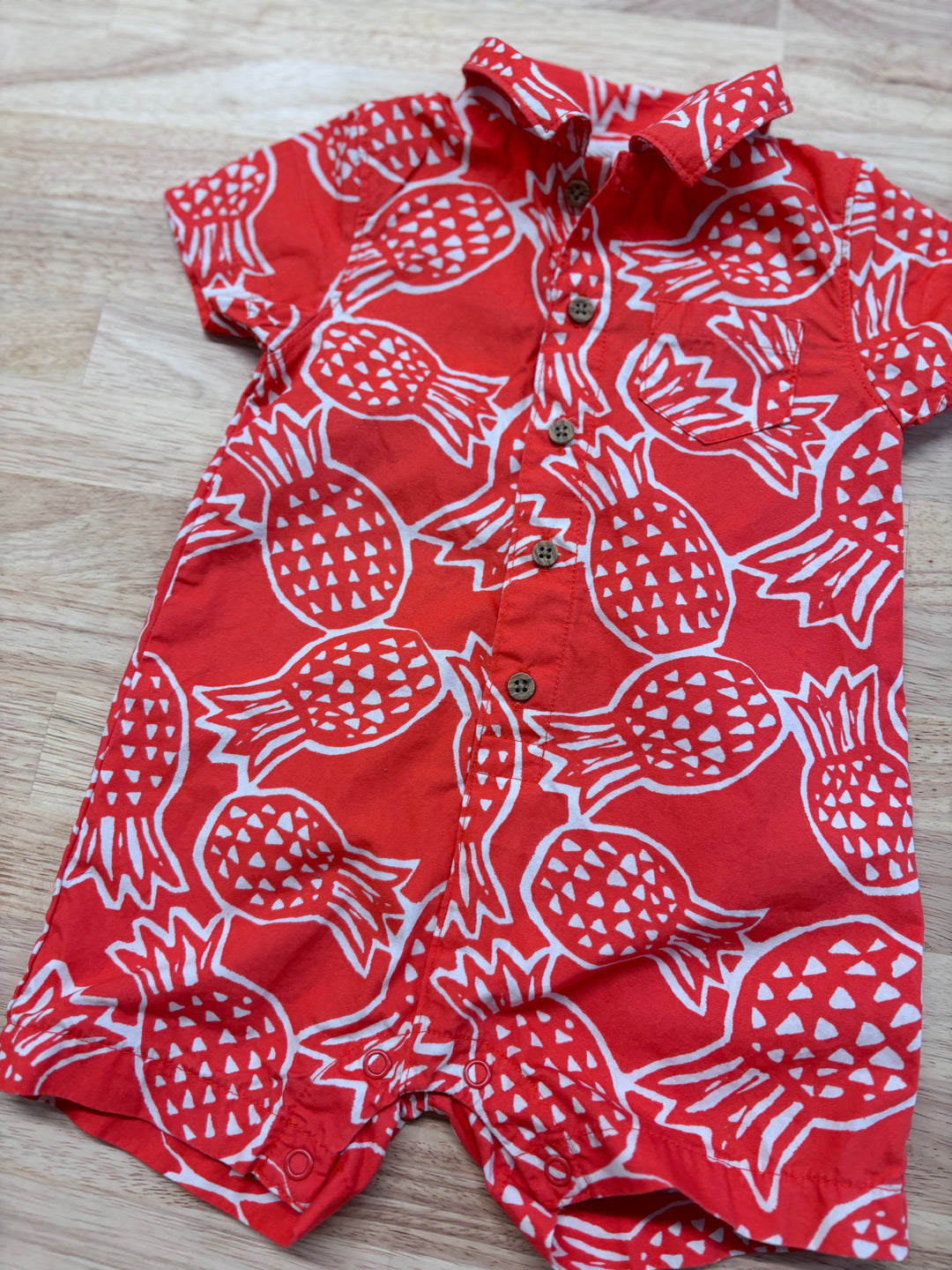 Carter’s Pineapple Print Romper 9M