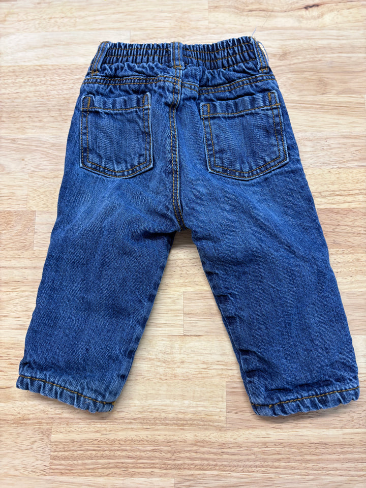 Old Navy Fleece-Lined Jeans 6-12M