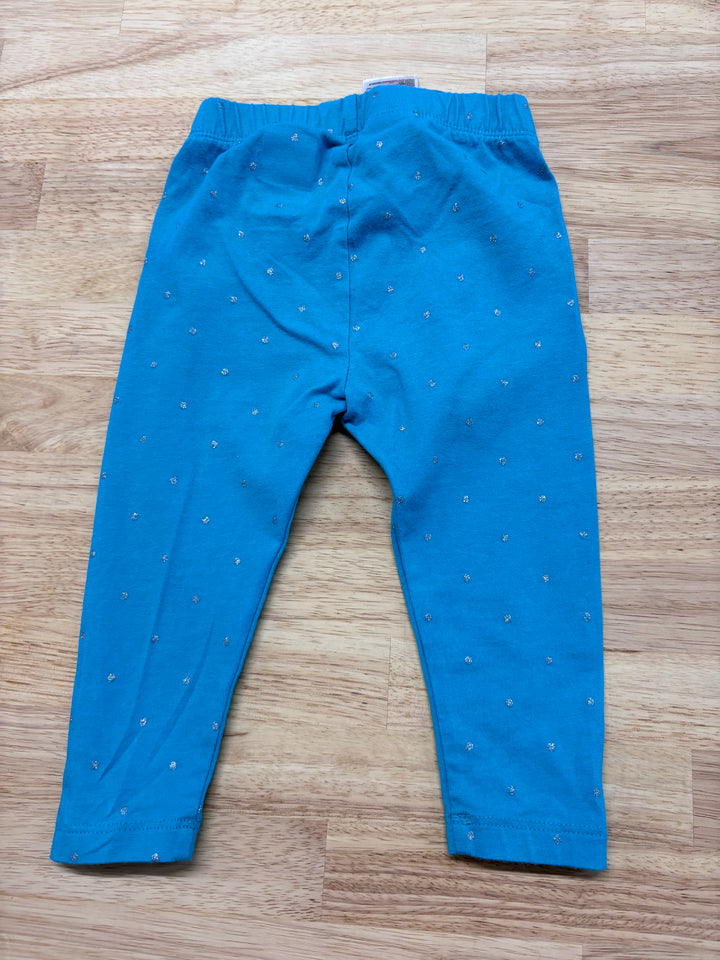 Gap Blue Leggings 12-18M Play