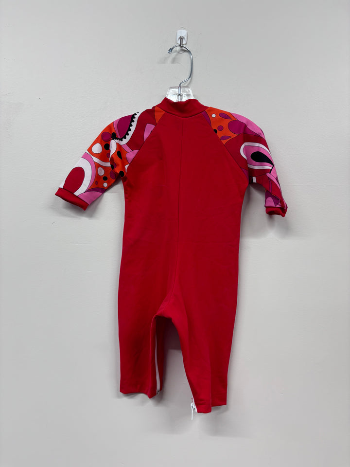 No Zone Full-Body Rash Guard (Red) 6-12M