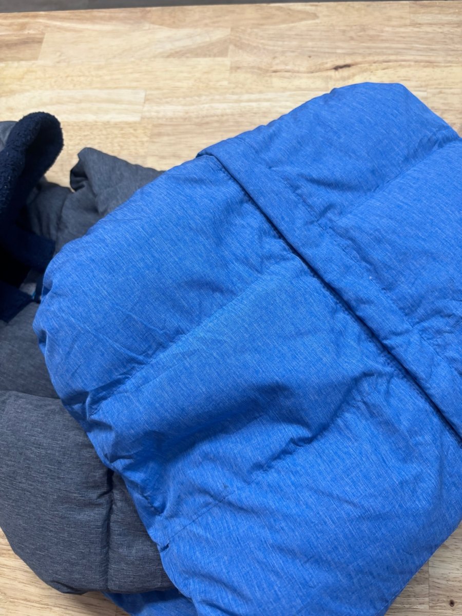 Columbia Convertible Bunting Snowsuit – Blue | 12–18M - Nest and Sprout-Consignment