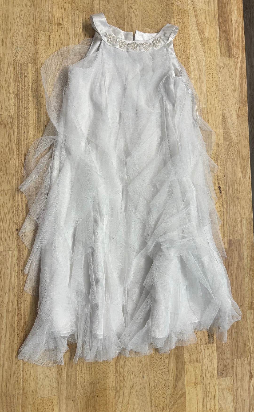 Kids Dream Special Occasion Tulle Dress – White | Size 8
