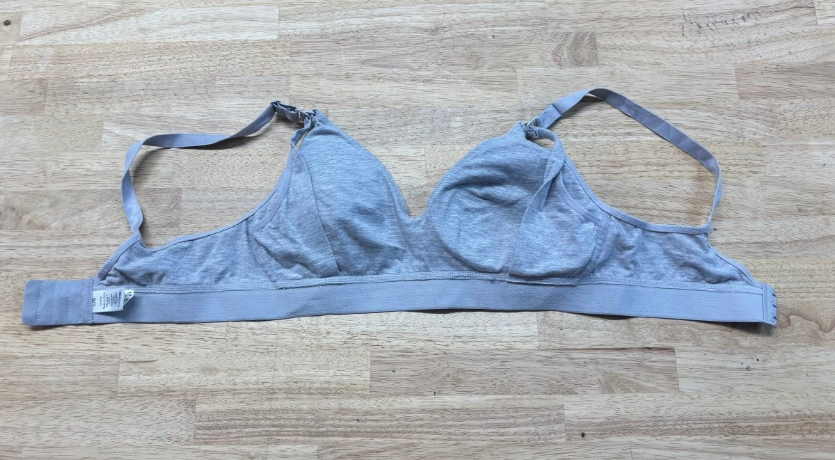 George Nursing Bra – Grey | Size L - Nest and Sprout - Consignment
