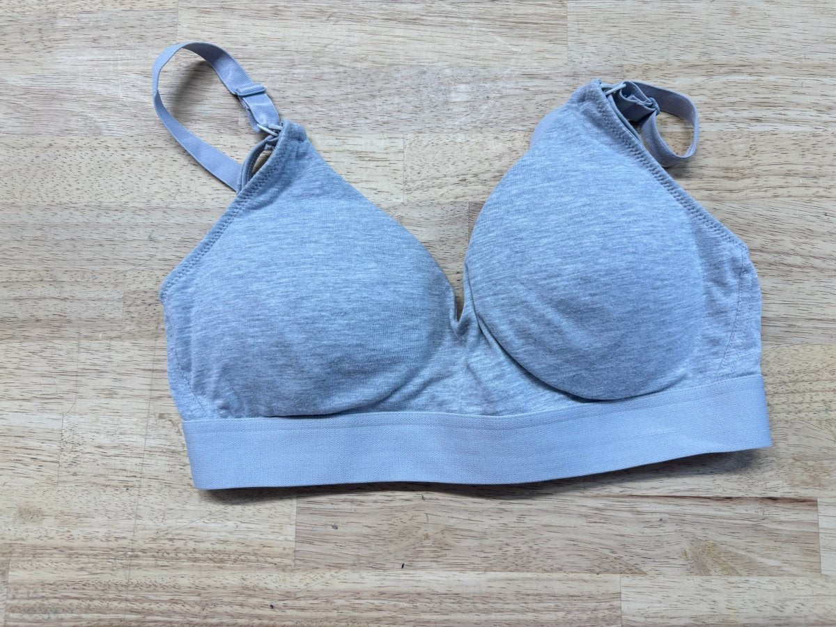George Nursing Bra – Grey | Size L - Nest and Sprout - Consignment