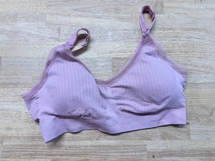La Vie en Rose Nursing Bra – Pink | Size XL