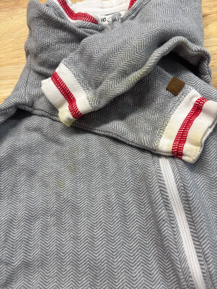 Juddlies Footless Sleeper – Light Grey | 12–18M PLAY