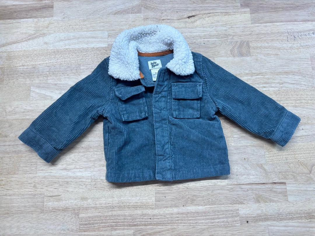 OshKosh Corduroy Jacket – Dusty Teal | 9M - Nest and Sprout - Consignment