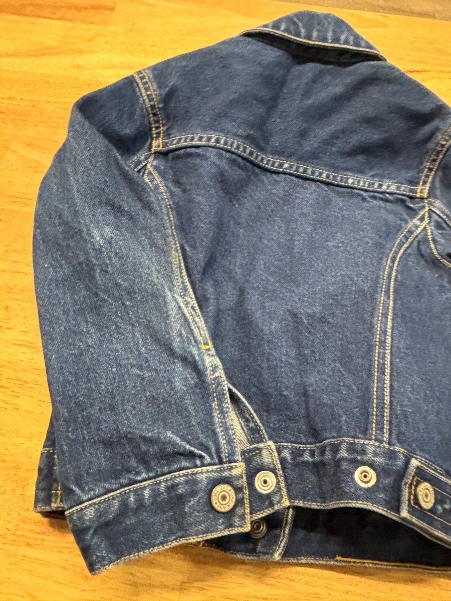 Gap Lined Denim Jacket – Medium/Dark Wash | Youth XS - Nest and Sprout - Consignment