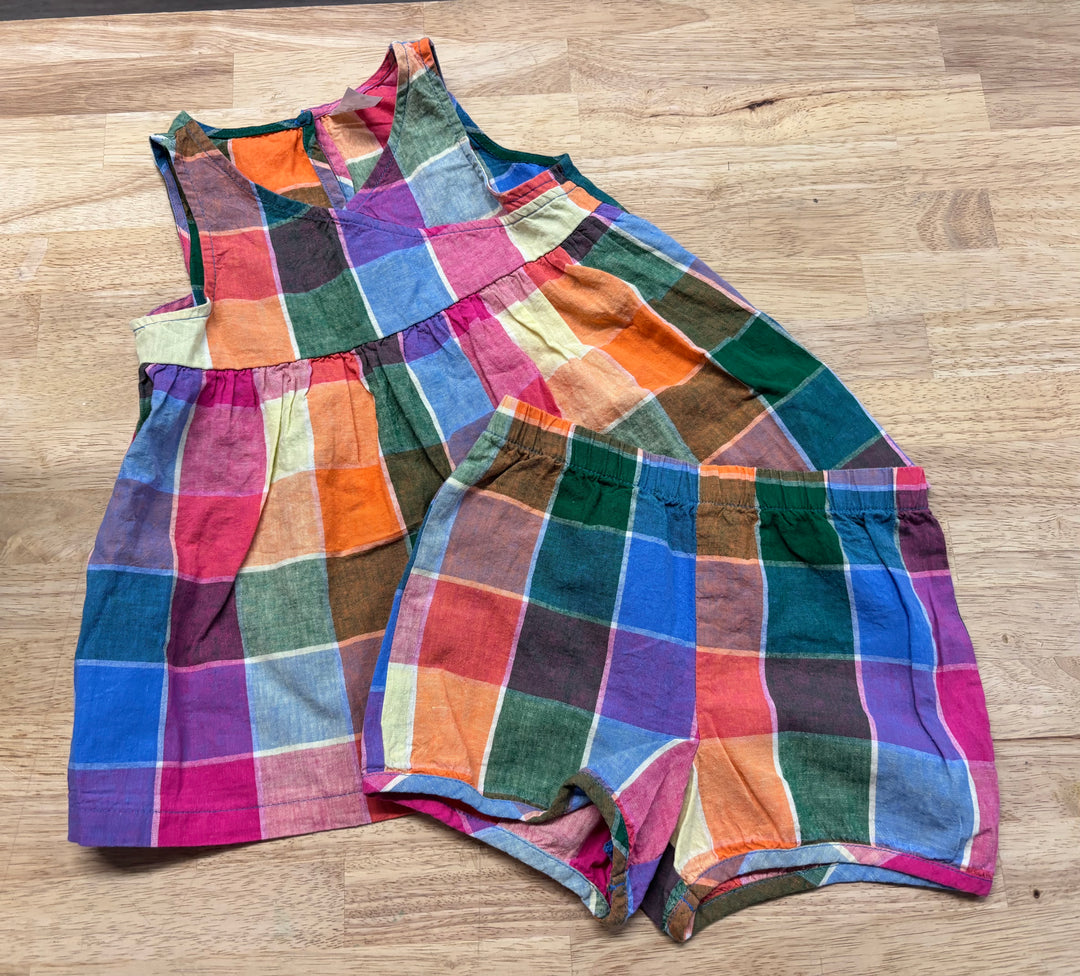 Carter’s Plaid Two-Piece Set – Summer Colours | 5T