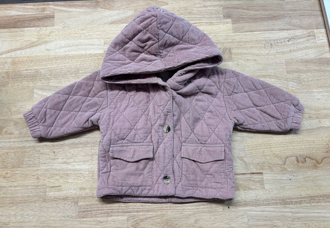 Pehr Quilted Corduroy Jacket – Dusty Pink | 12–24M