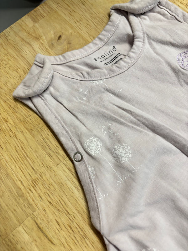 Ecolino by Woolino Sleep Sack – Dandelion Print | 2–24M