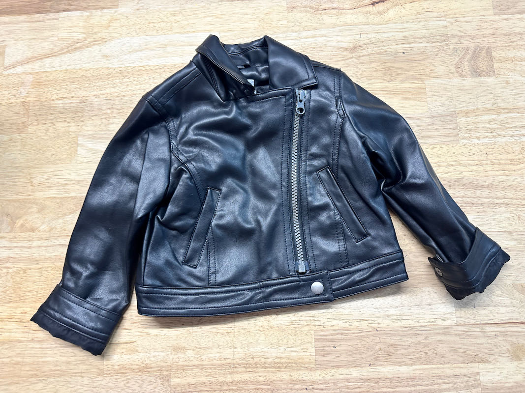 Joe Fresh Faux Leather Bomber Jacket | 18–24M