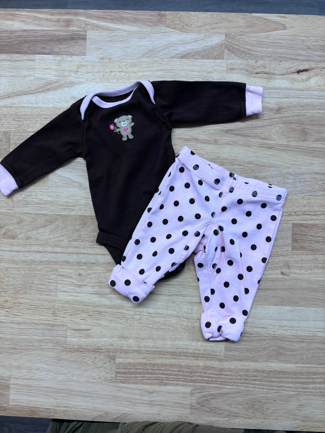 Carter's Newborn Set - Bear & Dots