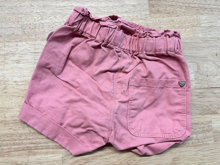 Souris Mini Paperbag Waist Shorts – Light Pink | 6–9M