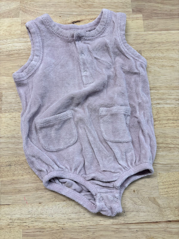 Pehr Terry Bubble Romper – Lilac | 12–18M