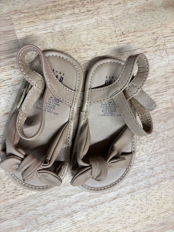 Gap Soft - Sole Sandals – Beige | 12–24M - Nest and Sprout - Consignment