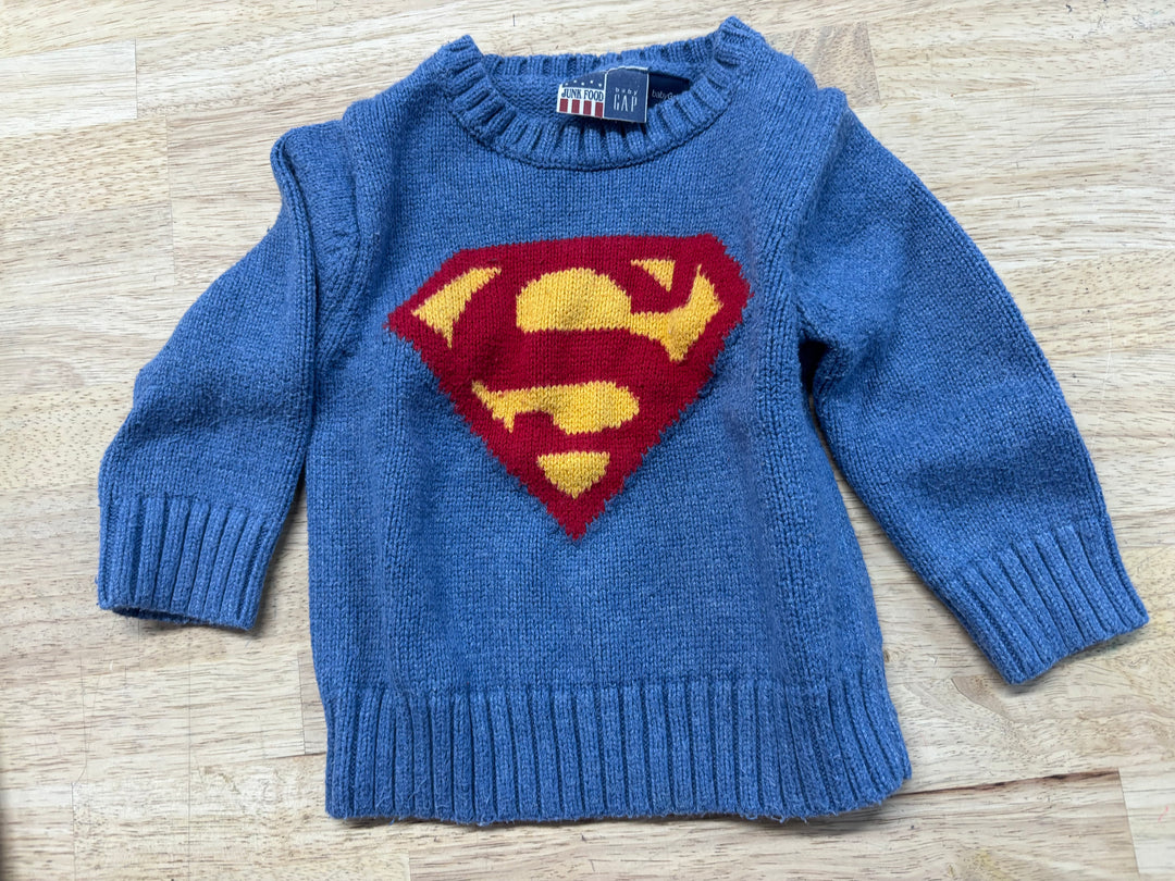Baby Gap Knit Superman Sweater | 12–18M