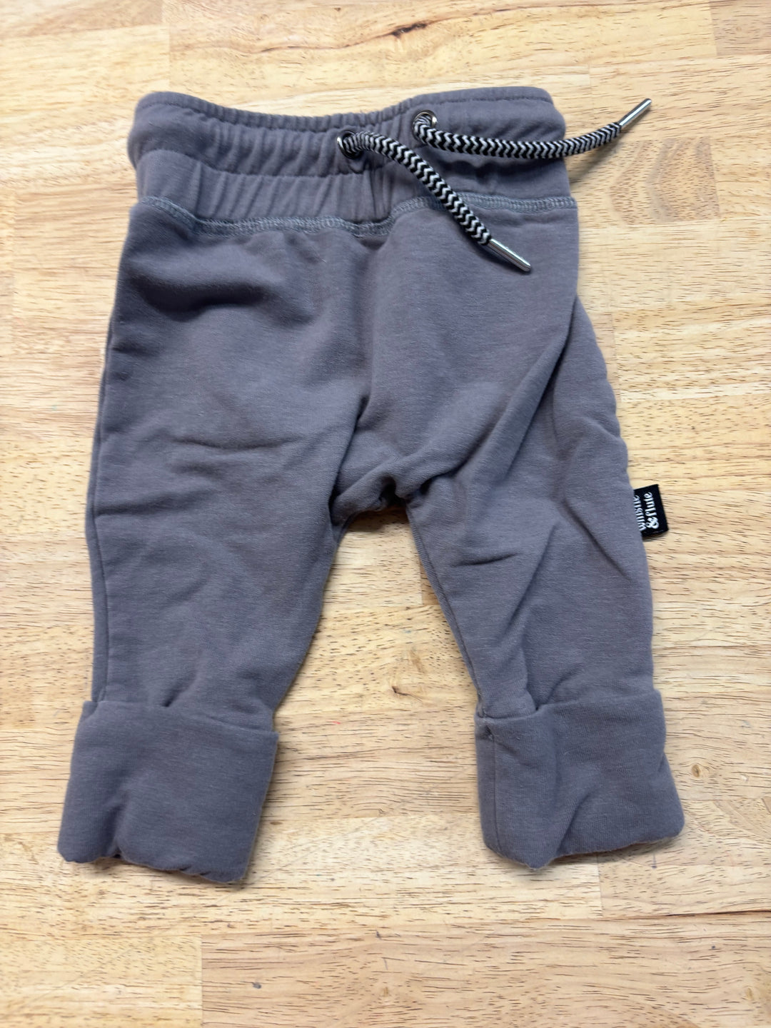 Whistle & Flute Harem Joggers – Grey | 12–18M