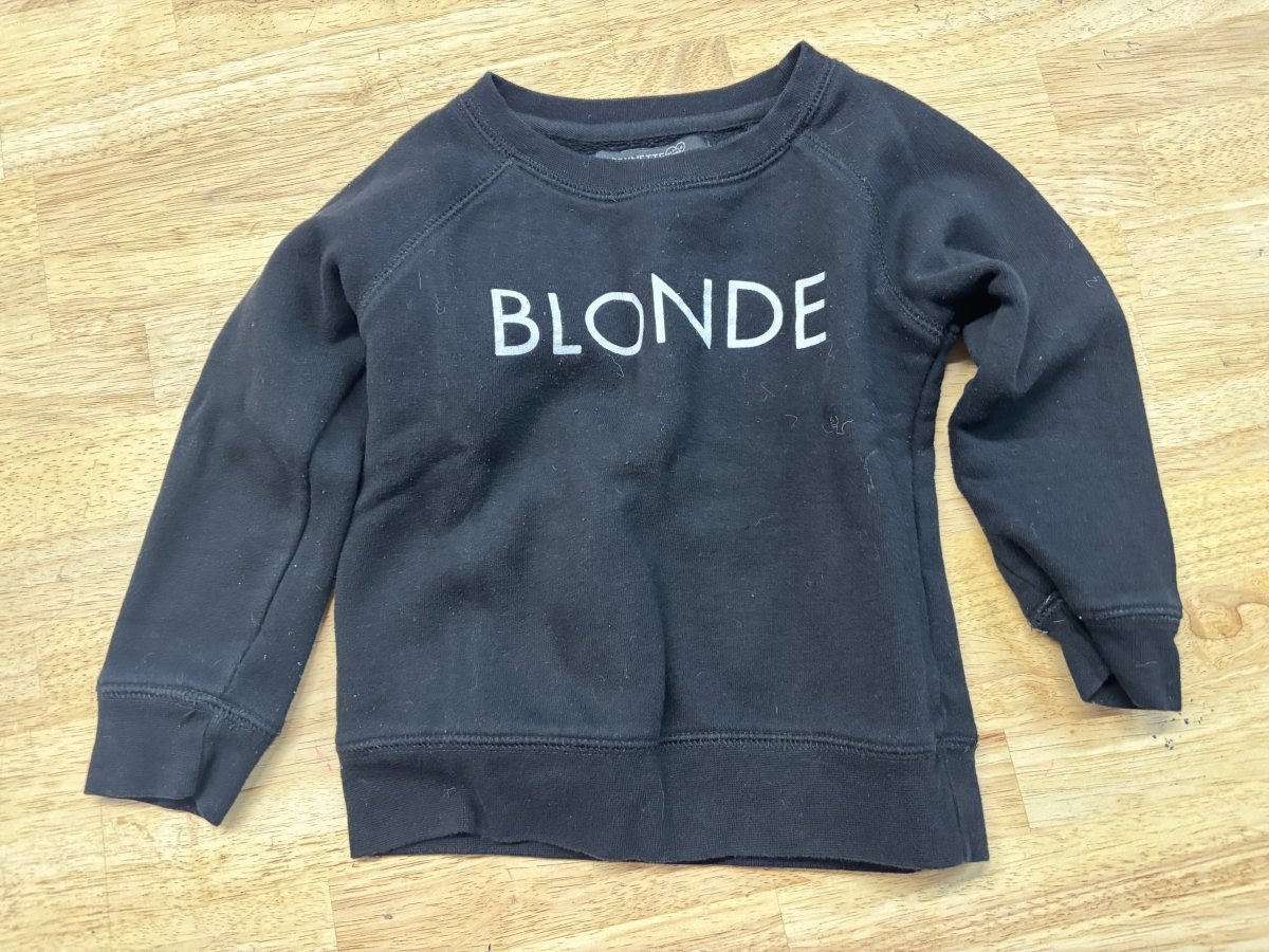 Brunette the Label “Little Babes” Sweatshirt | 2–3T - Nest and Sprout - Consignment