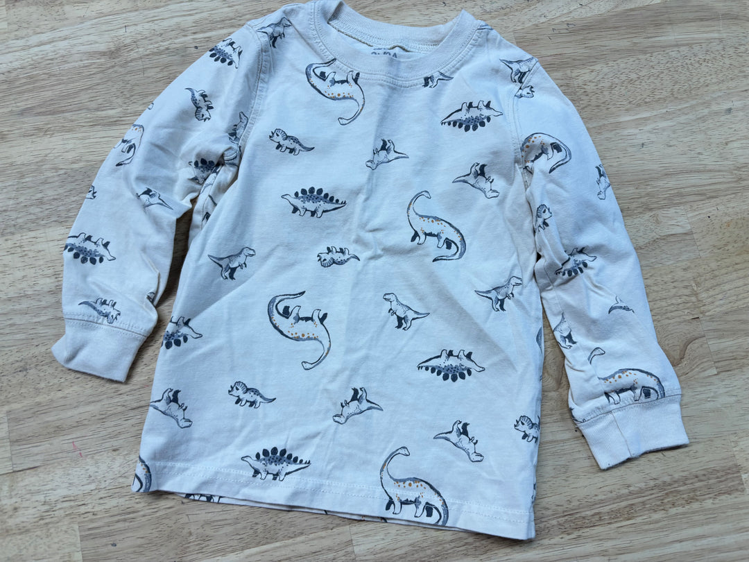 Carter’s Dinosaur Shirt – Beige | 2T