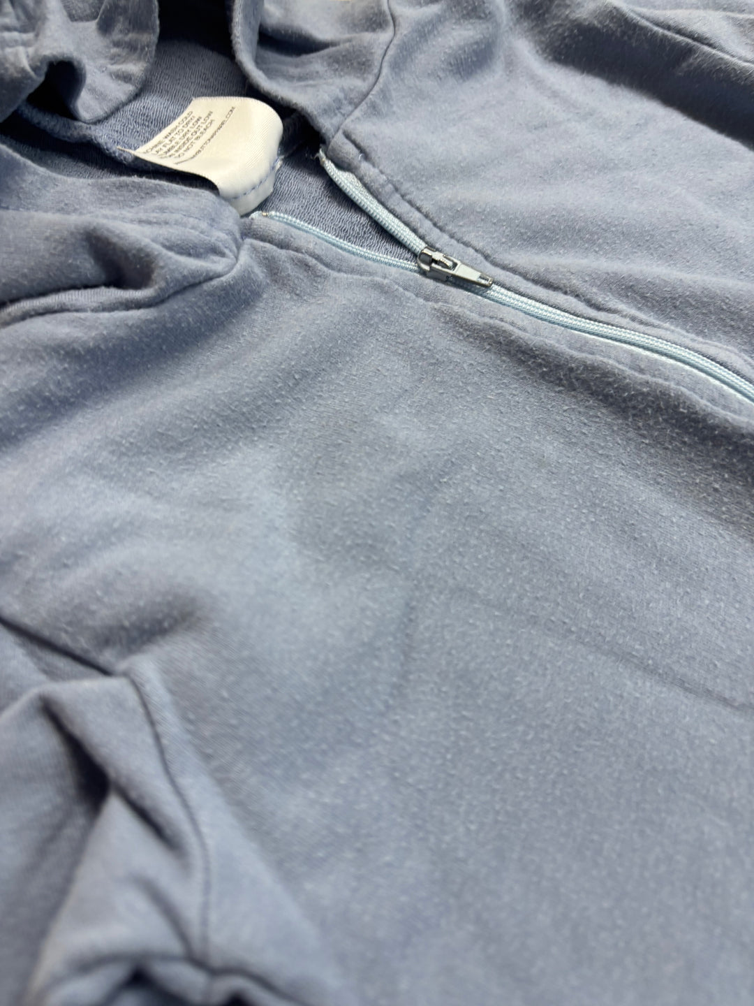 Tiny Button Apparel Hooded Romper – Blue | 2/3Y