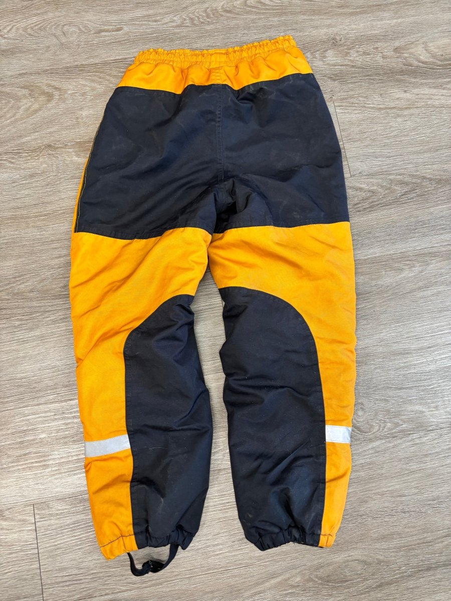 Villervalla Yellow Orange Snow Pants | Size 140 - Nest and Sprout - Consignment