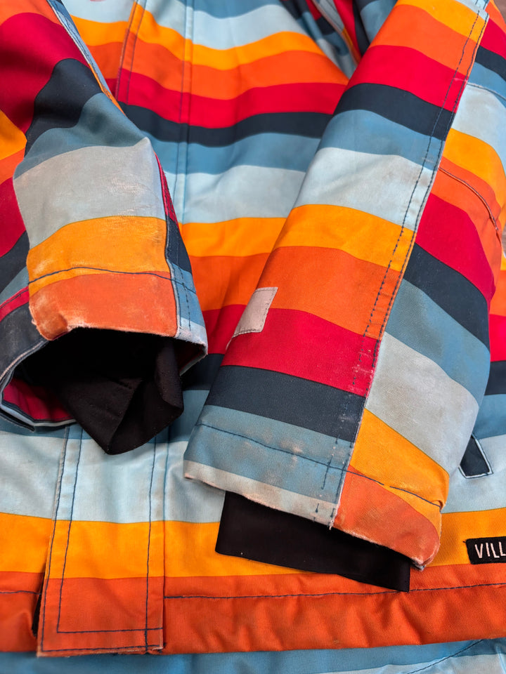 Villervalla Blue Stripe Winter Jacket | Size 146