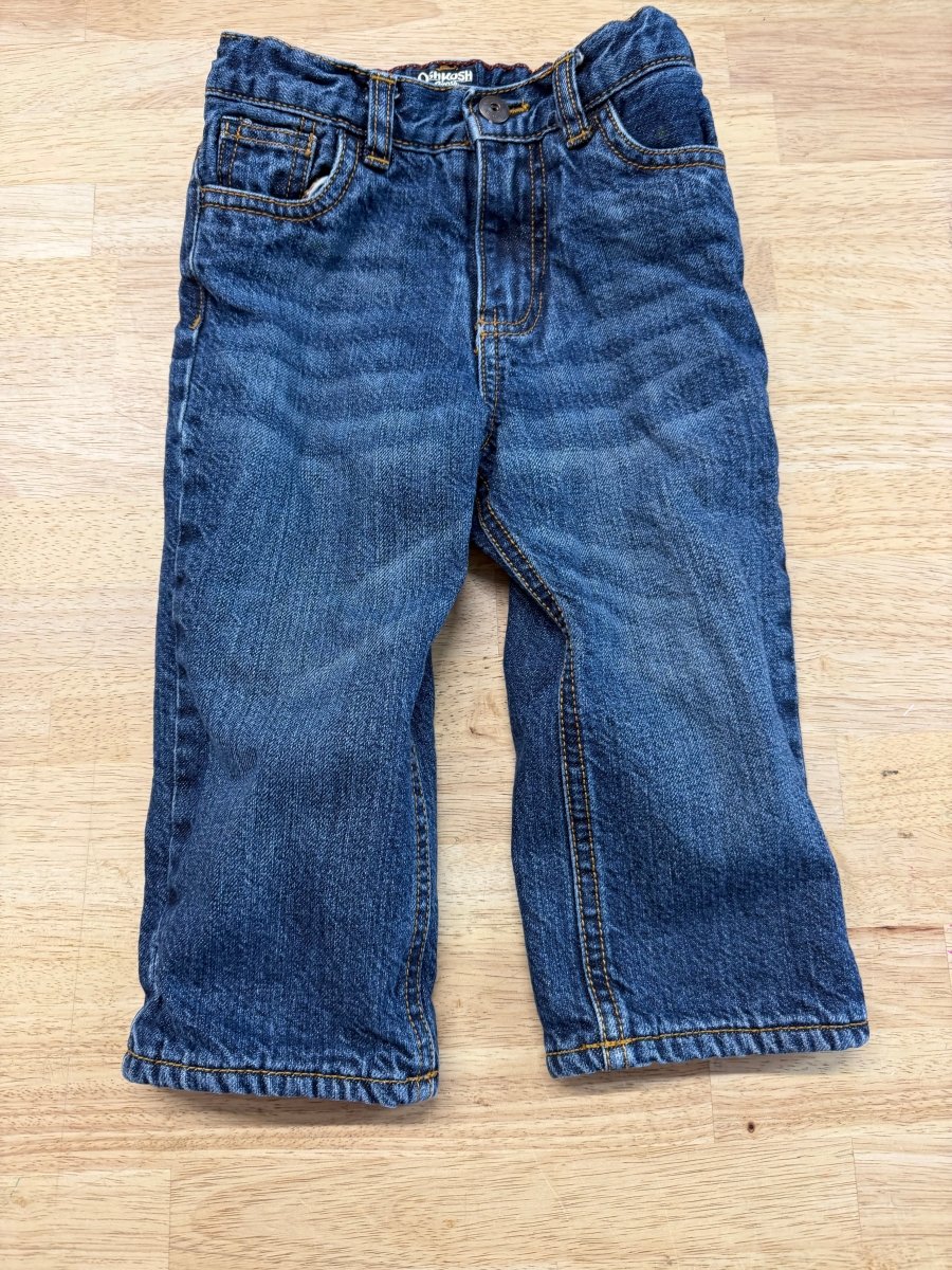 OshKosh Lined Jeans – 80cm | Classic Fit - Nest and Sprout-Consignment