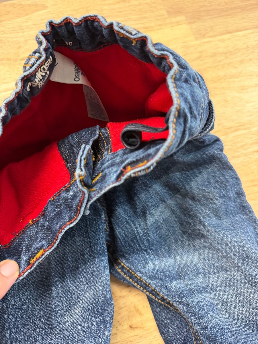 OshKosh Lined Jeans – 80cm | Classic Fit - Nest and Sprout-Consignment