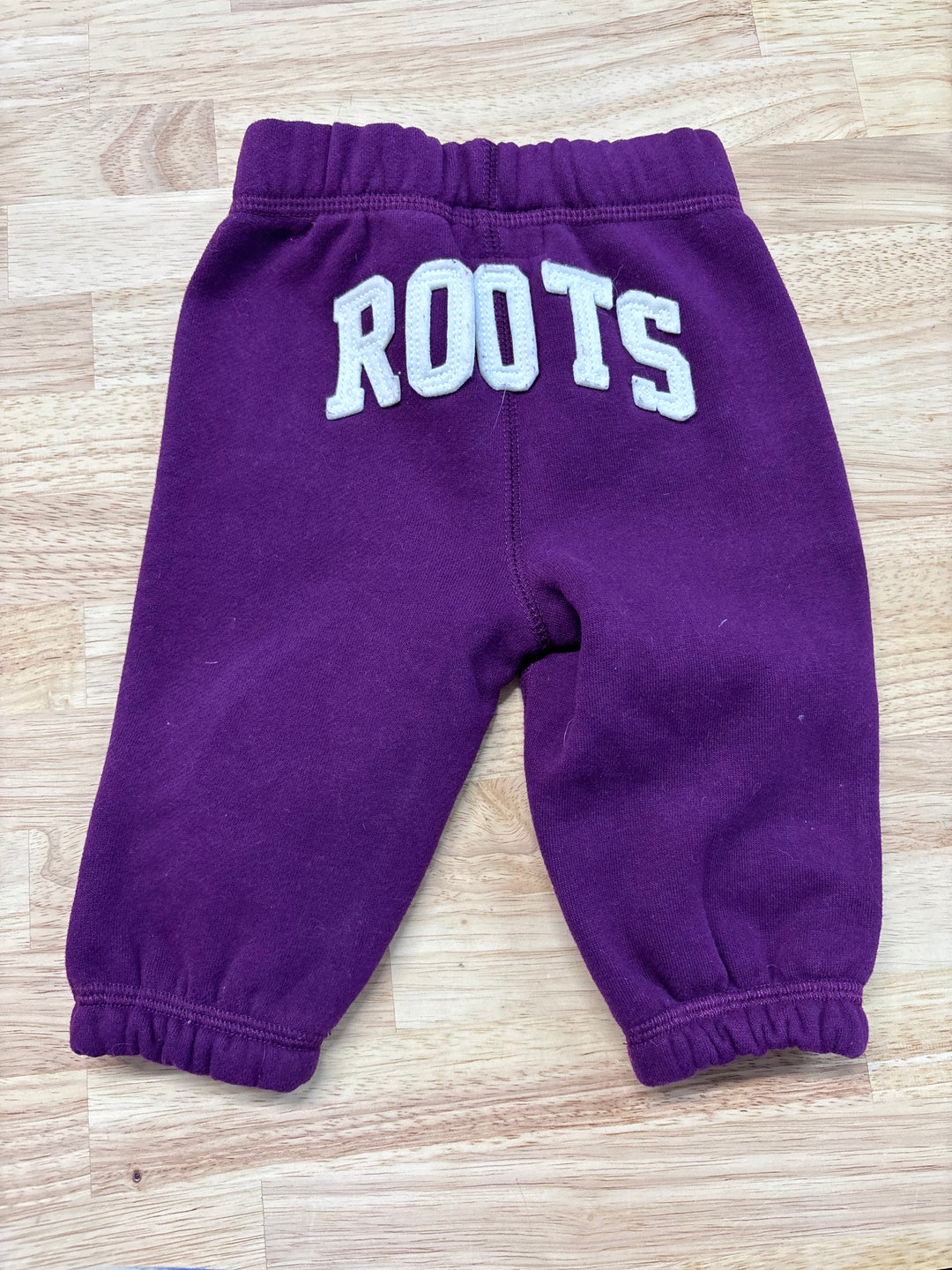 Roots Pants, 3-6 Months, Eggplant Color