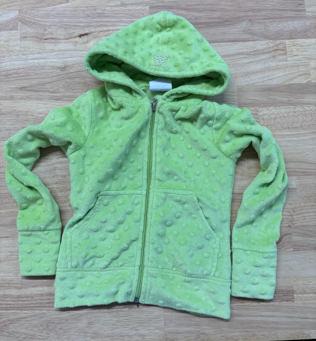 Yogini Minky Bubble Sweater, 4 Years, Lime Green