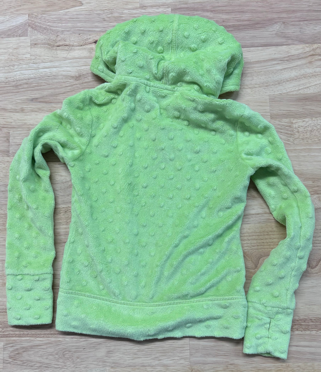 Yogini Minky Bubble Sweater, 4 Years, Lime Green