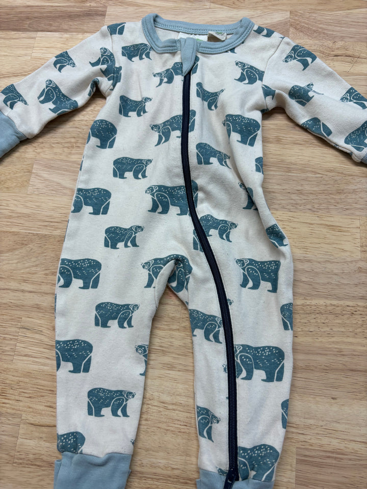 Parade Organics Sleeper, 0-3 Months, Cream with Bears