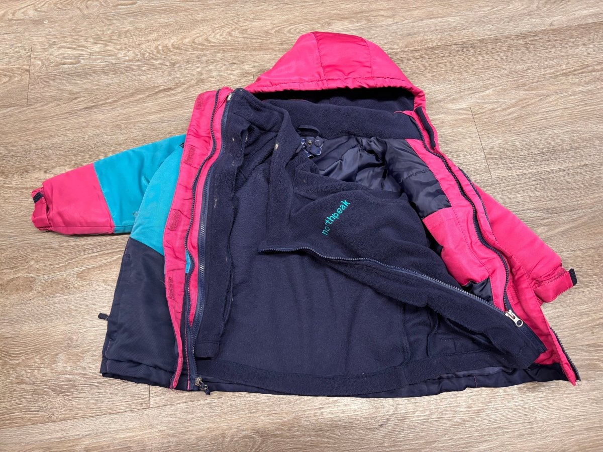 North Peak 3-in-1 Winter Jacket – Size 5 - Nest and Sprout-Consignment