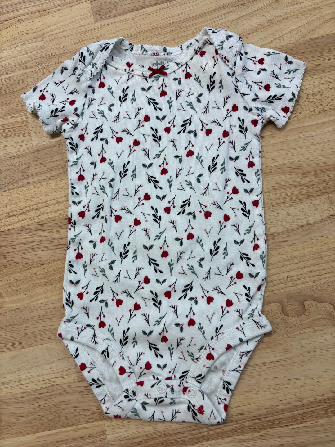 Carters Holiday Bodysuit, 6-9 Months